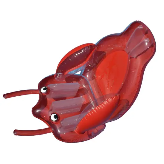 Swim Central 58" Inflatable Red Lobster Swimming Pool Floating Lounge Raft {4}
