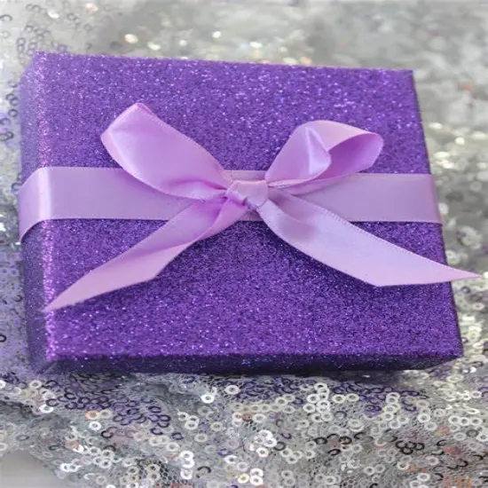 Best Creation Glitter Gift Wrap, 30 x 36-Inch Purple 2 ROLLS {4}