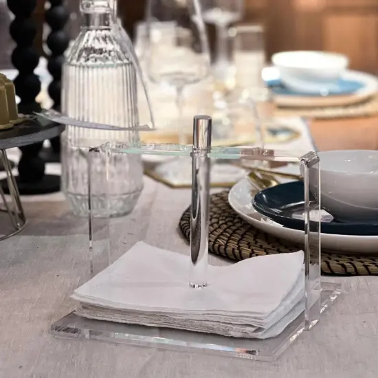 Sleek Lucite Napkin Holder {5}