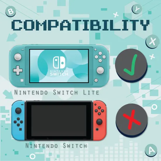 For Nintendo Switch Lite Carrying Case Cover, Protective Travel Hard Shell for Girls Boys, Blue {6}