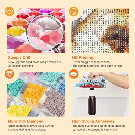 Jesus Diamond Painting Kits for Adults, 5D DIY Diamond Art Kits for Beginners, Full Drill Diamond Painting Kits for Home Wall Decor, 12x12 Inch {5}