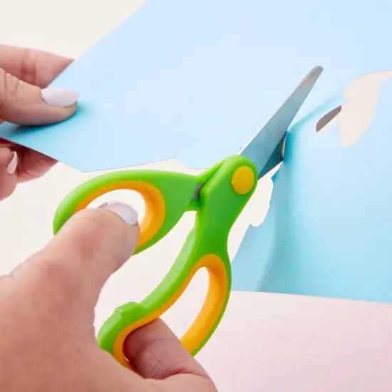 Juvale 24 Pack Blunt Tip Scissors for Kids Ages 3-14 - Classroom Bulk Pack for Crafts, Student DIY Art Projects, School Supplies - Multicolor (5 Inch) {2}