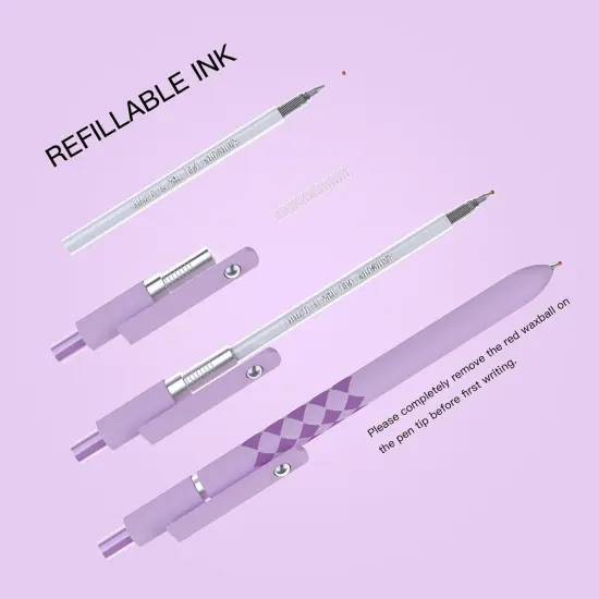 Gel Pens, Nurse Gifts,0.7mm Fine Point Black ballpoint pens,Aesthetic Cute Office School Supplies Gifts for Women Men, High-End Series for Journaling Note Taking(10 Pcs Black Ink-Geometric pen) {4}