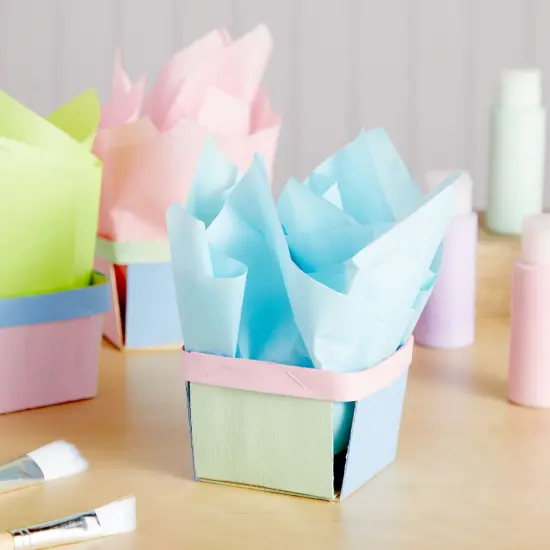 10 Pack 1-Pint Wooden Berry Baskets for Picking Fruit, Arts and Crafts, Decor, 4 Inch Square Vented Wood Berry Containers Brown {3}