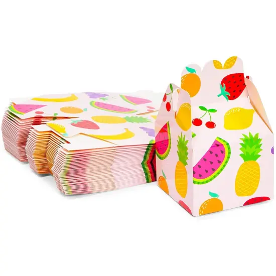 36 Pack Twotti Frutti Party Favor Boxes, 2nd Birthday Decorations (3.5 x 2.75 In) Multicolor {1}