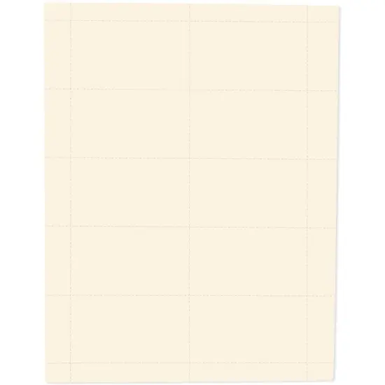 100 Pack Blank Business Card Paper for Printer, Inkjet and Laser Printable Sheets, 1000 Cards, 3.5 x 2 In, Ivory White {2}