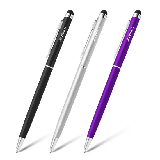 Insten 3pcs 2-in-1 Touch Screen Stylus Ballpoint Pen for Universal Phone Tablet for iPhone 11 / 11 Pro / 11 Pro Max 6S 6 Plus 5.5" 4.7" /5S 5C 4S Multicolor {5}