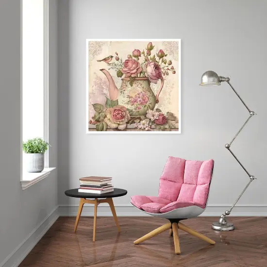 Flowers Diamond Painting Kits for Adults, 5D Spring Bird Diamond Art Kits for Adults, DIY Full Drill Diamond Art Diamond Dots Gem Art and Craft Picture {2}