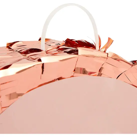 Rose Gold Pinata for Birthday Party, Number 0 (Small) {6}