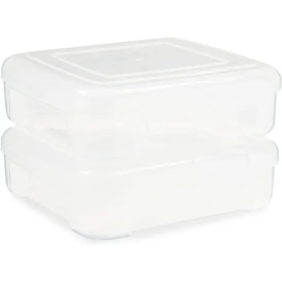 Stackable Plastic Craft Storage Containers for Origami Paper (2 Pack) {1}