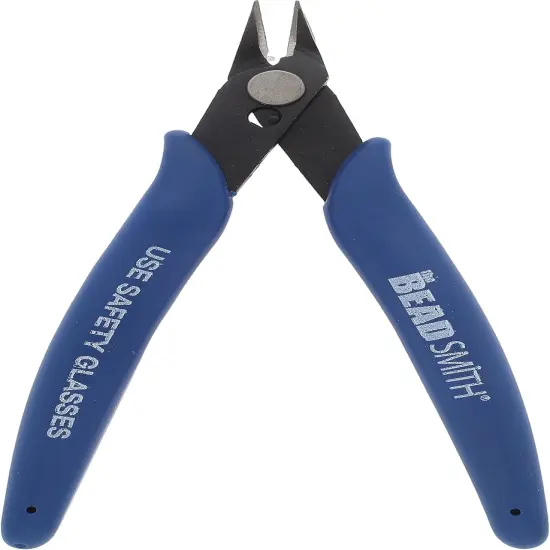 The Beadsmith Knot Cutter &ndash; 5-Inch Thread and Wire Cutting Tool with Spring &ndash; Flush Cutters for Jewelry Making, Toy Models, Electronics, Craft Wire, Floral, Hobbies and More {1}