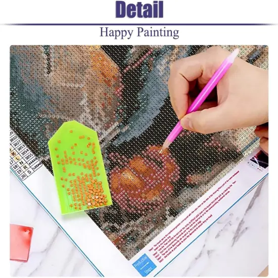 Halloween Diamond Painting kit for Adults Witch Hat Full Drill-12x16inch {5}