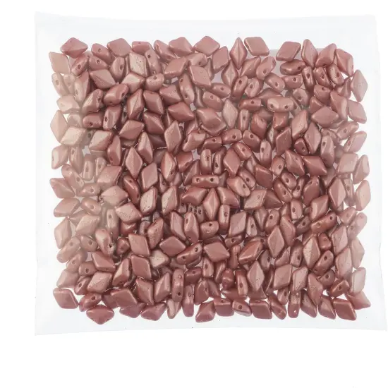 Matubo 2-Hole Czech Glass Pearl Shine Gemduo Beads, 50g Autumn Leaf {2}