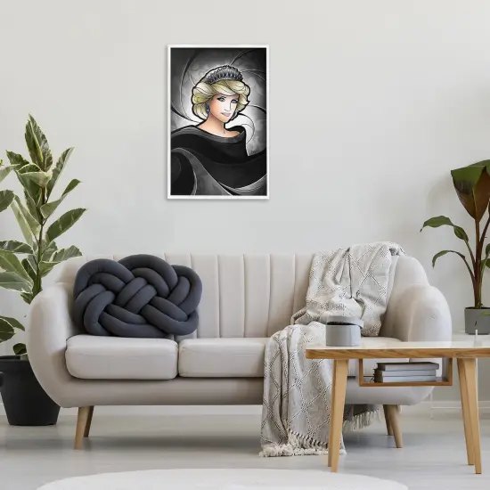 Stupell Industries Royal Peoples' Princess Framed Giclee Design by Mandie Manzano {2}