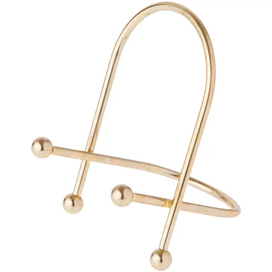 Bard's Brass Wire Easel, 4" H x 3.5" W x 4.5" D {1}