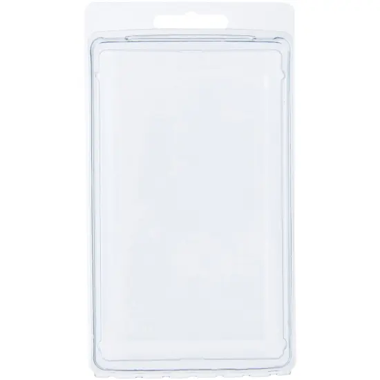 Collecting Warehouse Clear Plastic Clamshell Package / Storage Container, 5.0625" H x 2.8125" W x 2.125" D {1}
