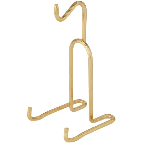 Bard's Demi-tasse Gold-toned Cup and Saucer Stand, 5.5" H x 2.75" W x 3.25" D (For 2-3 Fluid Ounce Espresso Cups) {1}