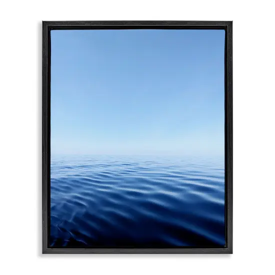 Stupell Industries Cool Blue Ocean Ripples Floating Frame Design by Kali Wilson {1}