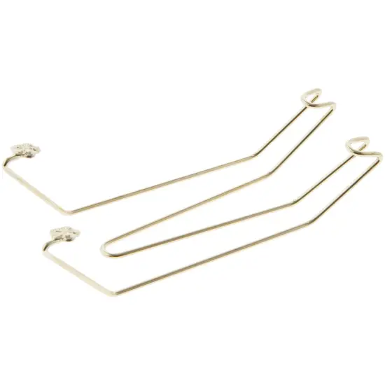 Bard's Gold-toned Wall Mountable Plate Hanger, 5.625" H x 2" W x 1.375" D (For Plates 5" - 6.5") {1}