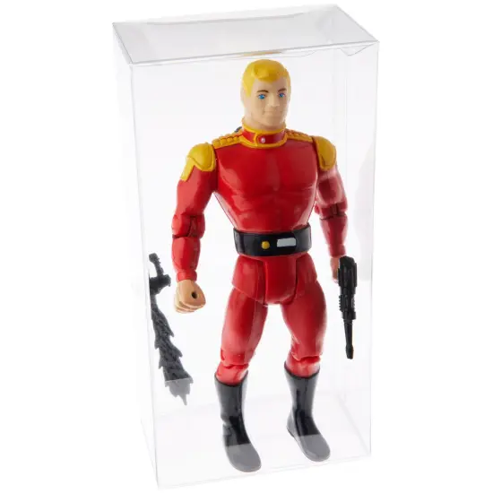 Plymor Clear Folding Action Figure Storage / Display Protector Box, 2.75" W x 1.75" D x 5.5" H, fits 4.25" -5" Figures {4}