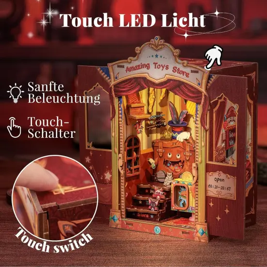 Miniature Wizardi Roombox Kit - Amazing Toys Store Dollhouse Kit {2}