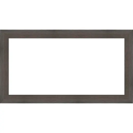 Hardwood Narrow Framed Dry Erase Magnetic Board Chocolate {1}