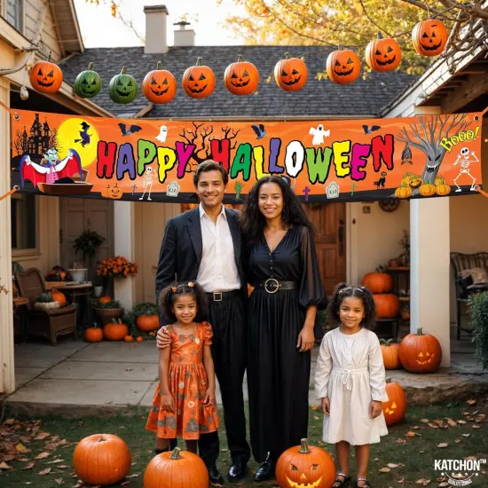 Happy Halloween Banner For Outdoor {5}