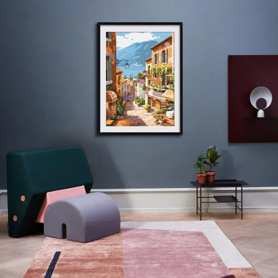 aint by Number for Adults Beginner,Scenery Paint by Numbers,Garden Paint by Numbers Kits Suitable for Home Wall Decoration 16x20 Inch {3}