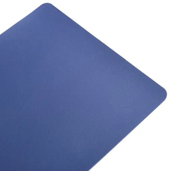 Insten Premium Leather Mouse Pad with Waterproof Coating, Anti-Slip Design, Easy to Clean, Blue - 9.45" X 7.87" {7}