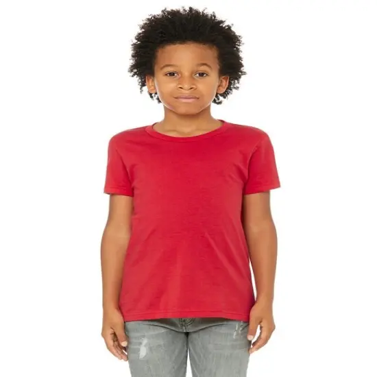 Bella + Canvas&reg; Youth Jersey T-Shirt RED {1}