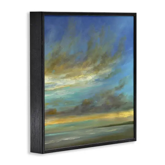 Stupell Industries Curved Sunlit Clouds Framed Giclee, design by Sheila Finch {3}