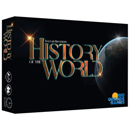 Rio Grande Games: History of the World - Economic Board Game, Historical Development Game, People & Civilizations, Ages 14+, 2-6 Players, 60-180 Min {1}