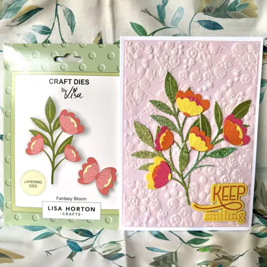Lisa Horton Crafts Layering Dies-Fantasy Bloom {6}