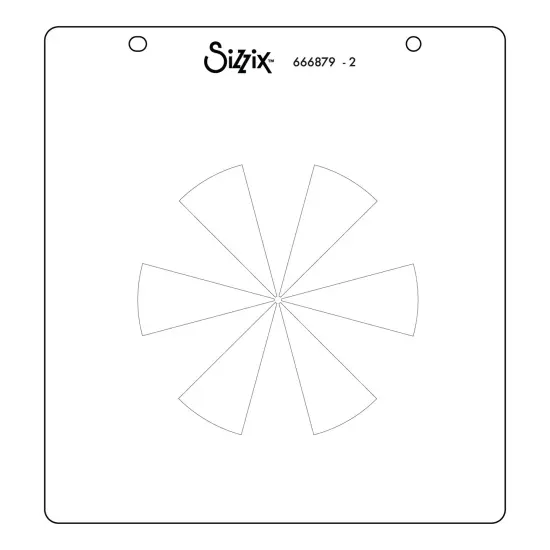 Sizzix Layered Stencils By Eileen Hull 3/Pkg-Color Wheel {5}
