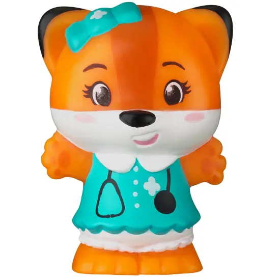 Timber Tots: Care Center - 9pc Medical toy Playset, Fox Animal Figurine, Open & Real X-Ray Room & Operating Table, Pop-Up Feature, Kids-Toddler 18Mo+ {5}