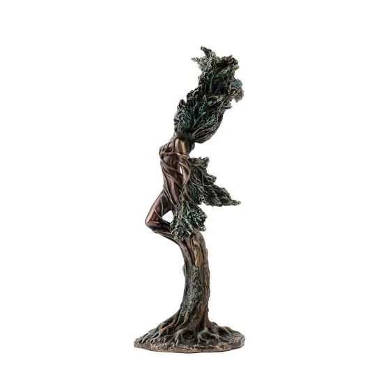 Bronze Finished Meliae The Forest Nymph Statue Greek Mythology {4}