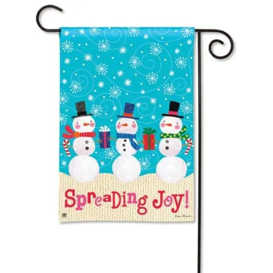 Spreading Joy Christmas Garden Flag {3}