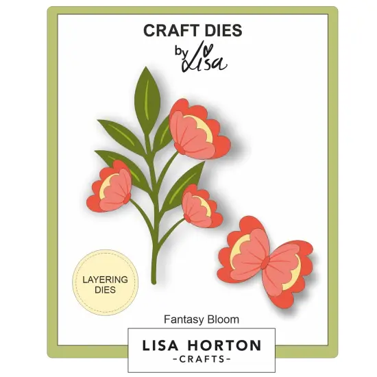 Lisa Horton Crafts Layering Dies-Fantasy Bloom {1}