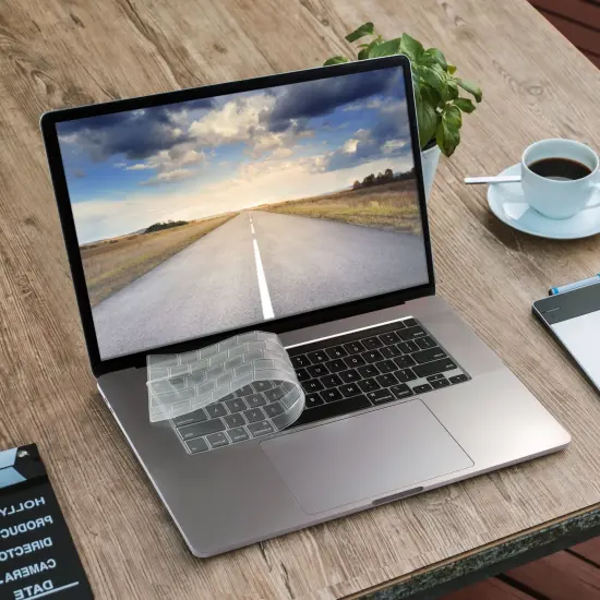 Insten Keyboard Cover Protector Compatible with 2020 Macbook Pro 13", Ultra Thin TPU Skin, Tactile Feeling, Anti-Dust, Clear {7}