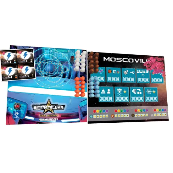 Pendragon Studios: Starship Interstellar: Anti Matter - Expansion -Strategy Board Game, Ages 14+, 1-4 Players, 150 Min {4}