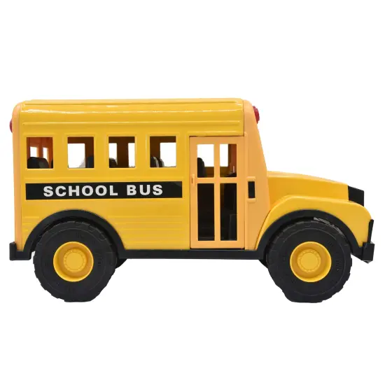 Mighty Wheels: 16" Mighty School Bus - Yellow - Transportation Toy Vehicle, Realistic Opening Front & Back Doors, Durable Indoor-Outdoor Play, Kids 3+ {7}