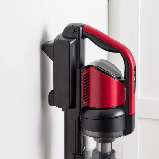 IRIS USA Cordless Stick Vacuum Cleaner - Black/Red {6}