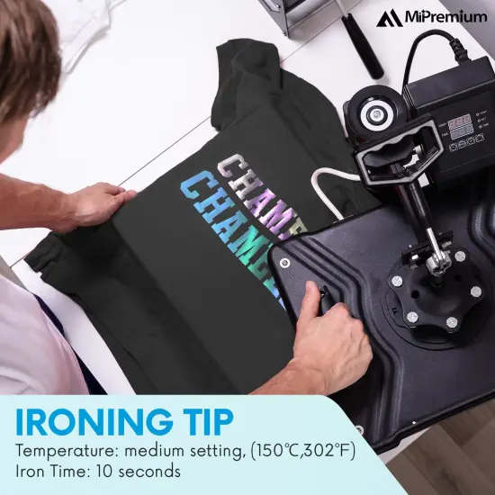 Chameleon Heat Transfer Vinyl Iron On HTV Compatible with Cricut Air,12 x 12" Inch (6 x Sheets) {5}