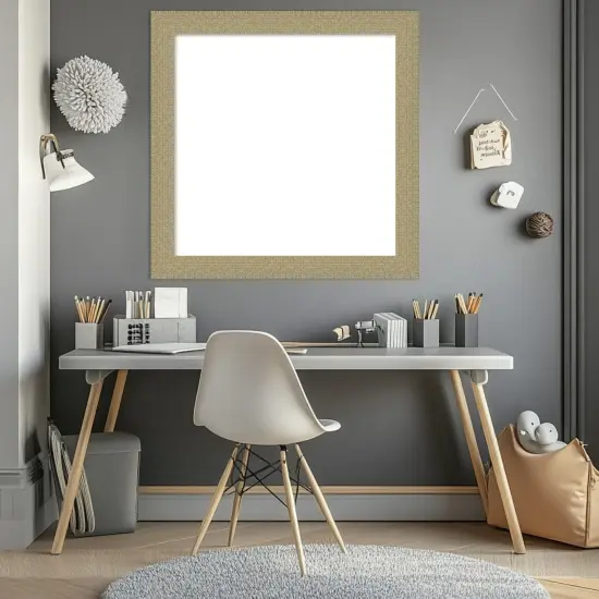 Mosaic Framed Dry Erase Magnetic Board Gold {5}