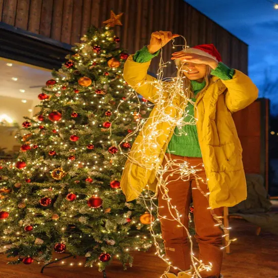 Fairy Lights Battery Operated - 10Ft 120 LED (Warm White) {2}