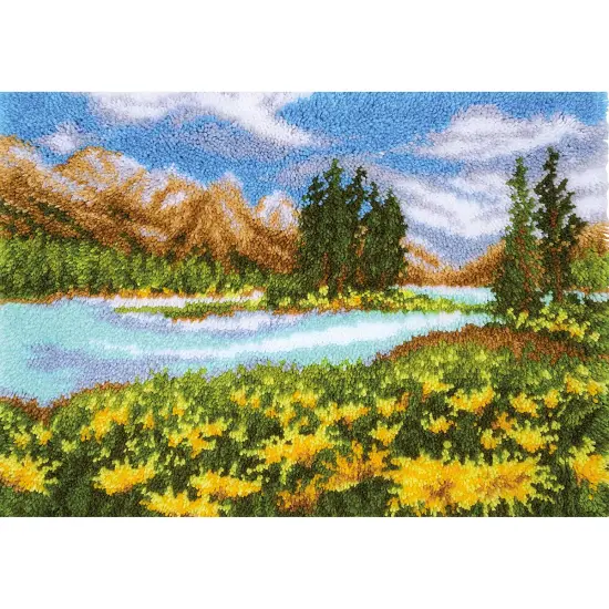 VervacoMountain Escape Latch Hook Kit Multi {1}