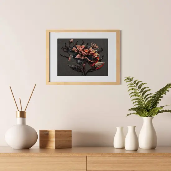 Bead embroidery kit - Flower of the night {4}