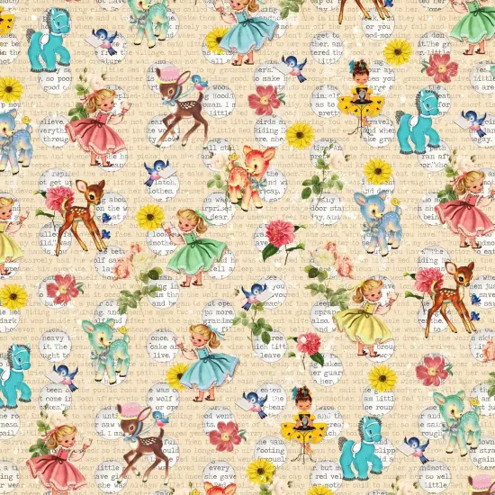 Memory Place Collage Origami Papers 5.9"X5.9" 24/Pkg-My Deer Friend {5}