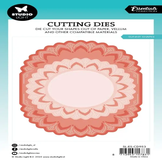 Studio Light Essentials Cutting Dies 5/Pkg-Nr.953 Sunny Shapes {3}