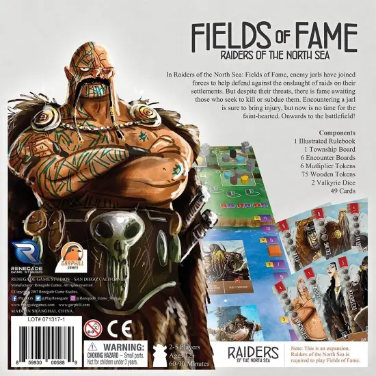 Renegade Game Studios RGS0588 Raiders of the North Sea: Fields of Fame Board Games {6}